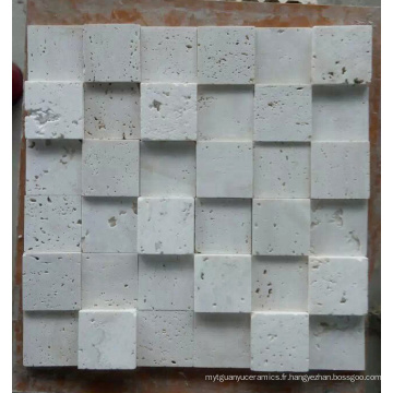 Tuile en mosaïque en pierre 3D pour mur (HSM206)